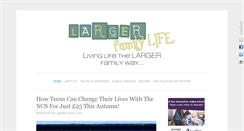 Desktop Screenshot of largerfamilylife.com